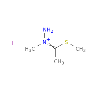 Hydrazinium, 1-methyl-1-[1-(methylthio)ethylidene]-, iodide