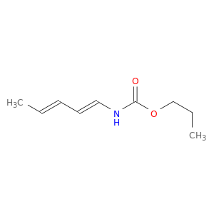 Carbamic acid, N-(1E,3E)-1,3-pentadien-1-yl-, propyl ester
