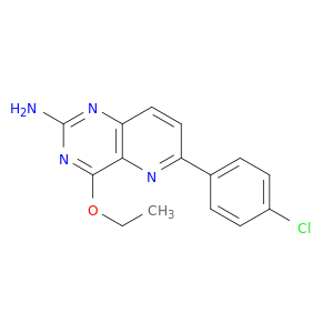 Pyrido[3,2-d]pyrimidin-2-amine, 6-(4-chlorophenyl)-4-ethoxy-