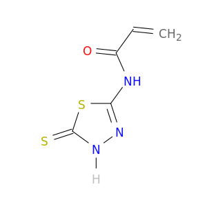2-Propenamide, N-(4,5-dihydro-5-thioxo-1,3,4-thiadiazol-2-yl)-