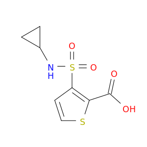 3-(N-Cyclopropylsulfamoyl)thiophene-2-carboxylic acid