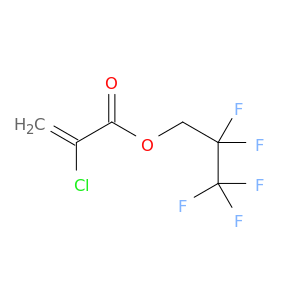 2-Propenoic acid, 2-chloro-, 2,2,3,3,3-pentafluoropropyl ester