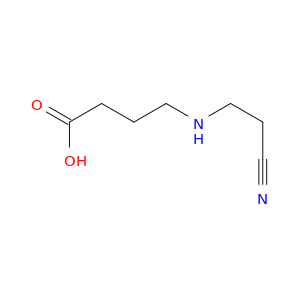 Butanoic acid, 4-[(2-cyanoethyl)amino]-