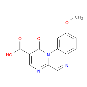 1H-Pyrimido[1,2-a]quinoxaline-2-carboxylic acid, 9-methoxy-1-oxo-