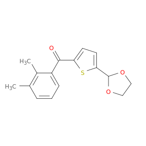 2-(2,3-DIMETHYLBENZOYL)-5-(1,3-DIOXOLAN-2-YL)THIOPHENE