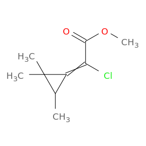Acetic acid, chloro(trimethylcyclopropylidene)-, methyl ester