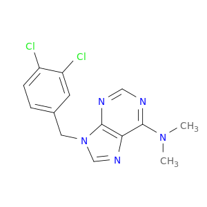 9H-Purin-6-amine,9-[(3,4-dichlorophenyl)methyl]-N,N-dimethyl-