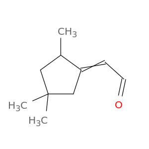 Acetaldehyde, (2,4,4-trimethylcyclopentylidene)-