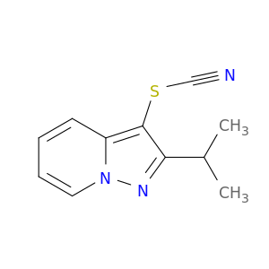 Thiocyanic acid, 2-(1-methylethyl)pyrazolo[1,5-a]pyridin-3-yl ester