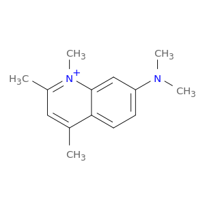 Quinolinium, 7-(dimethylamino)-1,2,4-trimethyl-