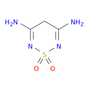 4H-1,2,6-Thiadiazine-3,5-diamine, 1,1-dioxide
