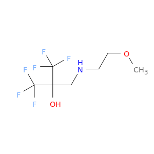 2-Propanol, 1,1,1,3,3,3-hexafluoro-2-[[(2-methoxyethyl)amino]methyl]-