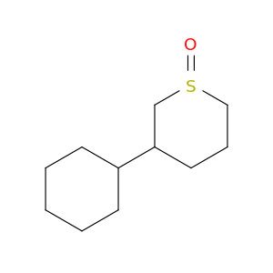 2H-Thiopyran, 3-cyclohexyltetrahydro-, 1-oxide
