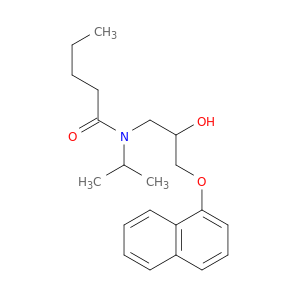 N-[2-羟基-3-(1-萘氧基)丙基]-N-(1-甲基乙基)戊酰胺
