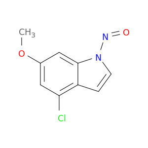 1H-Indole,4-chloro-6-methoxy-1-nitroso-