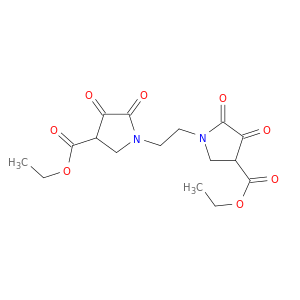 3-Pyrrolidinecarboxylicacid, 1,1'-(1,2-ethanediyl)bis[4,5-dioxo-, diethyl ester (9CI)