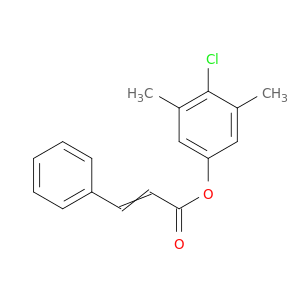 2-Propenoic acid, 3-phenyl-, 4-chloro-3,5-dimethylphenyl ester