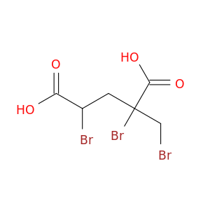 Pentanedioic acid, 2,4-dibromo-2-(bromomethyl)-