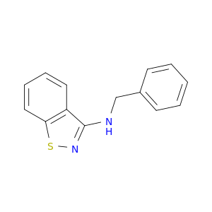 1,2-BENZISOTHIAZOL-3-AMINE, N-(PHENYLMETHYL)-