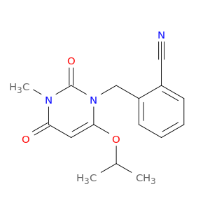 2-((6-Isopropoxy-3-methyl-2,4-dioxo-3,4-dihydropyrimidin-1(2H)-yl)methyl)benzonitrile