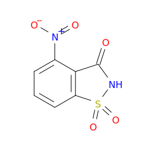 1,2-Benzisothiazol-3(2H)-one, 4-nitro-, 1,1-dioxide