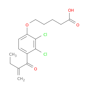 Pentanoic acid, 5-[2,3-dichloro-4-(2-methylene-1-oxobutyl)phenoxy]-