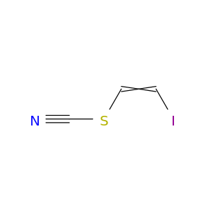 Thiocyanic acid, 2-iodoethenyl ester