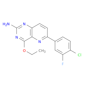 Pyrido[3,2-d]pyrimidin-2-amine, 6-(4-chloro-3-fluorophenyl)-4-ethoxy-