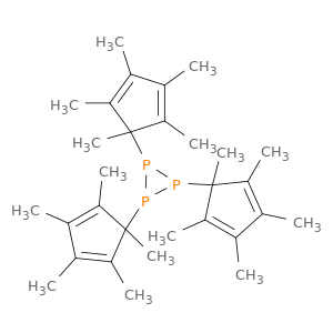 Triphosphirane, tris(1,2,3,4,5-pentamethyl-2,4-cyclopentadien-1-yl)-
