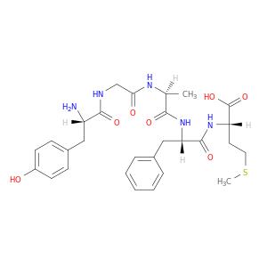 L-Methionine, N-[N-[N-(N-L-tyrosylglycyl)-L-alanyl]-L-phenylalanyl]-