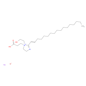 1H-Imidazolium,1-(2-carboxyethyl)-2-(heptadecenyl)-4,5-dihydro-1-(2-hydroxyethyl)-, hydroxide,monosodium salt (9CI)