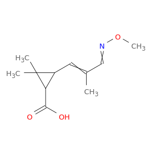 Cyclopropanecarboxylicacid, 3-[3-(methoxyimino)-2-methyl-1-propen-1-yl]-2,2-dimethyl-