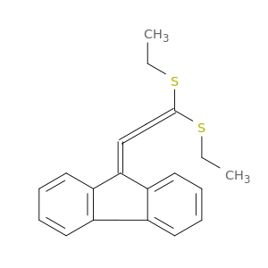 9H-Fluorene, 9-[3,3-bis(ethylthio)-1,2-propadienylidene]-