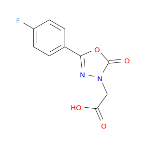 2-[5-(4-Fluorophenyl)-2-oxo-2,3-dihydro-1,3,4-oxadiazol-3-yl]acetic acid