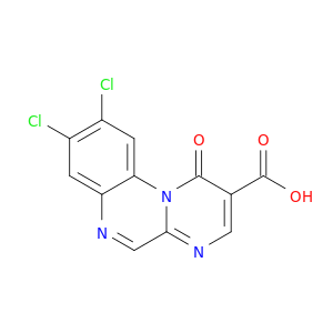 1H-Pyrimido[1,2-a]quinoxaline-2-carboxylic acid, 8,9-dichloro-1-oxo-