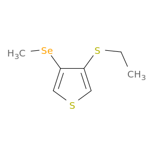 Thiophene, 3-(ethylthio)-4-(methylseleno)-