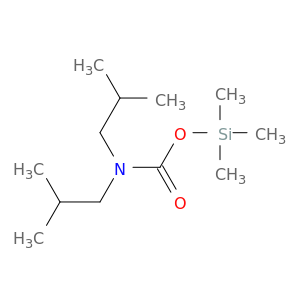 Carbamic acid, bis(2-methylpropyl)-, trimethylsilyl ester