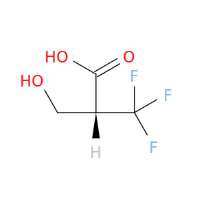 Propanoic acid, 3,3,3-trifluoro-2-(hydroxymethyl)-, (R)-