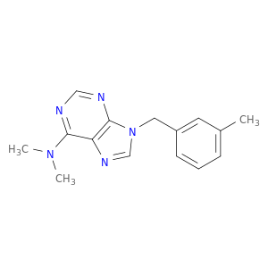 9H-Purin-6-amine,N,N-dimethyl-9-[(3-methylphenyl)methyl]-