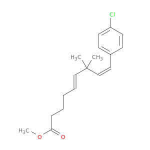 5,8-Nonadienoic acid,9-(4-chlorophenyl)-7,7-dimethyl-, methyl ester, (E,Z)- (9CI)