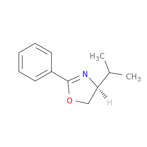 Oxazole, 4,5-dihydro-4-(1-methylethyl)-2-phenyl-, (4S)-