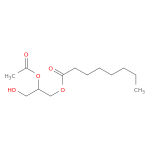 Octanoic acid,2-(acetyloxy)-3-hydroxypropyl ester