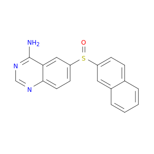 4-Quinazolinamine, 6-(2-naphthalenylsulfinyl)-