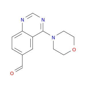 6-Quinazolinecarboxaldehyde, 4-(4-morpholinyl)-