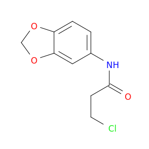 N-1,3-苯并二唑-5-基-3-氯丙酰胺