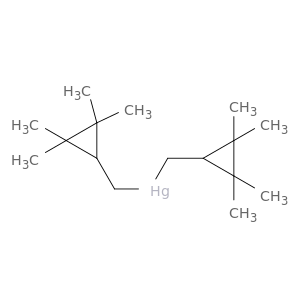Mercury, bis[(2,2,3,3-tetramethylcyclopropyl)methyl]-
