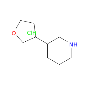 3-(oxolan-3-yl)piperidine hydrochloride