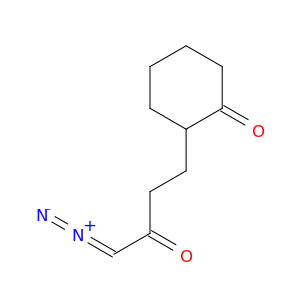 Cyclohexanone, 2-(4-diazo-3-oxobutyl)-