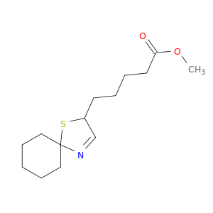 1-Thia-4-azaspiro[4.5]dec-3-ene-2-pentanoic acid, methyl ester