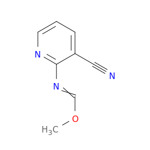 Methanimidic acid, N-(3-cyano-2-pyridinyl)-, methyl ester